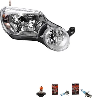 Produktbild von Scheinwerfer + Blinkersockel + Osram Night Brear kompatibel zu Skoda Yeti Rechts Johns