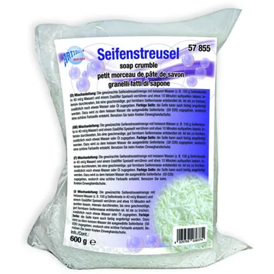 Produktbild von CREARTEC Seifenstreusel - 600g - zum Herstellen von individueller Seife - kinderleicht formbar - 57855