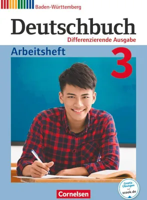 Produktbild von Deutschbuch - Differenzierende Ausgabe Band 3: 7. Schuljahr- Baden-Württemberg - Arbeitsheft mit Lösungen
