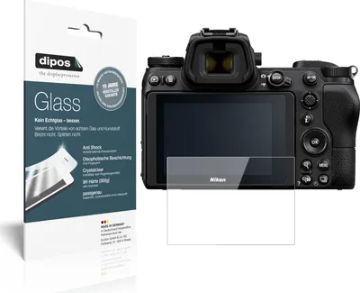 Produktbild von 2x Schutzfolie für Nikon Z6 - Anti-Shock 9H Folie dipos Glass Kunststoffglas