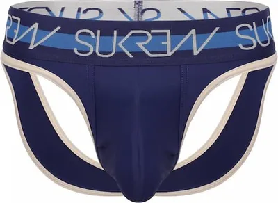 Obrázok produktu pre SUKREW V-Thong Blau/Cream - Größe S