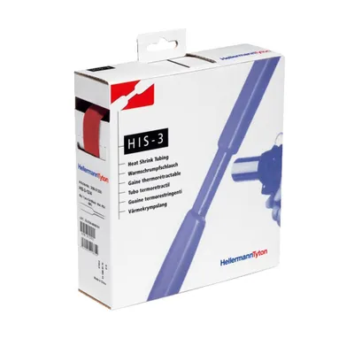 Produktbild von Hellermann Tyton 308-31802, Schrumpfschlauch, Polyolefin, Rot, 1 Stück(e)