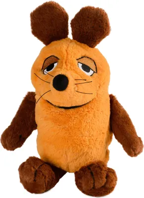 Produktbild von Warmies® Wärme-Kissen 'Die Maus' mit Lavendelduft, 22 cm, orange & braun (1 Stück)