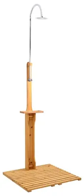 Productafbeelding van Buitendouche - Tuindouche - Zonnedouche - Campingdouche - Houtendouche - Weerbestendig Hardhout