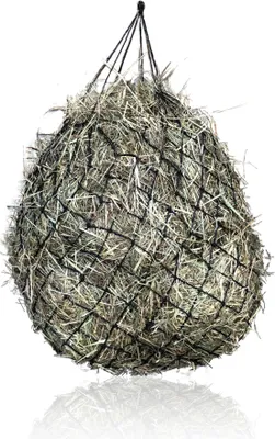 Produktbild von Heunetz schwarz für Pferde Maschenweite 5x5cm Heunetz engmaschig Füllgewicht 5kg
