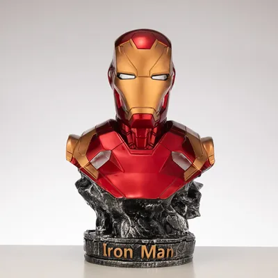 Produktbild von Marvel Avengers GK Resin Modell, Iron Man Büste MK46 Statue Hand Figur