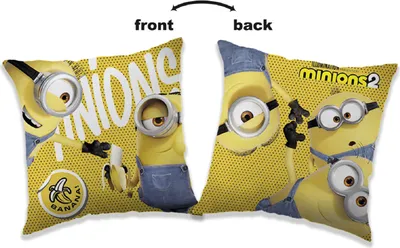 Produktbild von Jerry Fabrics Minions Kissen Kuschelkissen Dekokissen 40 x 40 cm