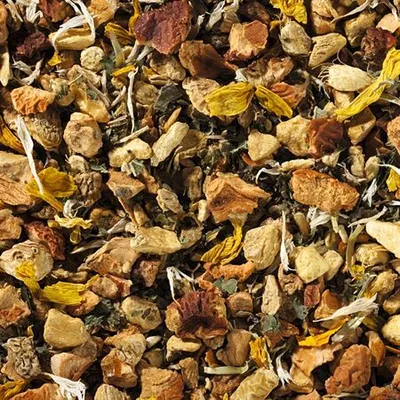 Produktbild von 1 kg Kräuterteemischung Ingwer/ Typ Honigmilch aromatisiert