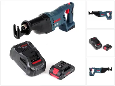 Image de Bosch GSA 18 V-LI Scie sabre sans fil 18V + 1x batterie 4,0Ah + chargeur