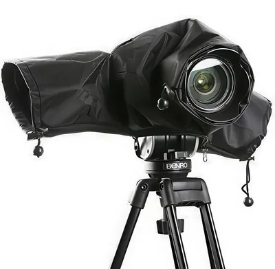 Produktbild von Kamera Regenschutz DSLR, wasserdichte Schutzhülle mit Sichtfenster, verstellbar, Regen- & Staubschutz für Kamera & Objektiv