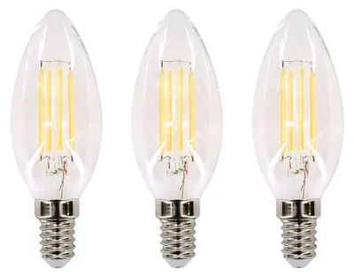 Produktbild von Bemko LED E14 6W 700lm 2700K Kerze C37 Warmweiß (3 St.)