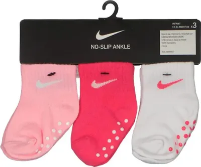 Produktbild von Nike Kids Core Swoosh Gripper Socken 3 Paare Mehrfarbig EU 16-18 1/2 Mehrfarbig EU 16-18 1/2
