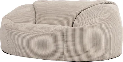 Produktbild von icon Riesensitzsack Bean Bag Flauschig Soul, Beige, Cord XXL Sitzsack Sofa Für Erwachsene, Sitzsack Sessel mit Füllung Für Das Wohnzimmer - Hergestellt in Deutschland
