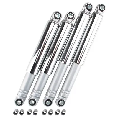 Zdjęcie produktu dla Zestaw obniżający amortyzator srebrny/chrom 260 mm + 290 mm do Simson Schwalbe KR51 Star