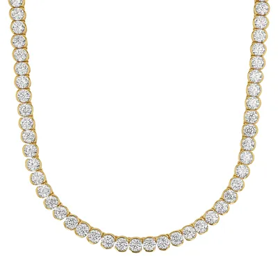 Produktbild von JOOP! Damen Halskette 2038953 Tennisgliederung Silber 925 vergoldet synth. Zirkonia