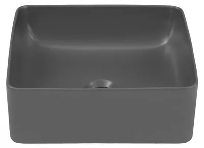 Productafbeelding van Keramisch wastafelmodel SLIM, grijs, 37 cm