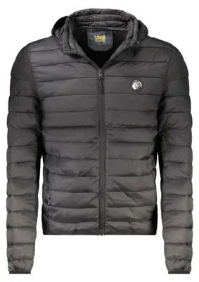 Produktbild von Elegante Herrenjacke: Schwarz, 100g, Kapuze, 4 Taschen, Reißverschluss