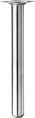 Produktbild von Hettich Tischbein 3,0 x 30 cm Stahl Edelstahl-Optik - 1 Stück