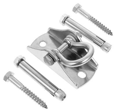Imagen del producto de Ganchos de techo metálicos, soportes para hamacas, accesorios para colgar, resistentes, ideales para uso doméstico y para colgar macetas