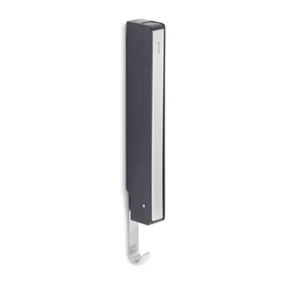 Produktbild von Blomus 63262, Drinnen, Universalhaken, Schwarz, Silber, Kunststoff, Edelstahl, Schraube, 20 mm