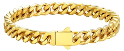 Productafbeelding van Solidchoice - Curb Chain Armband voor Mannen in Zilver