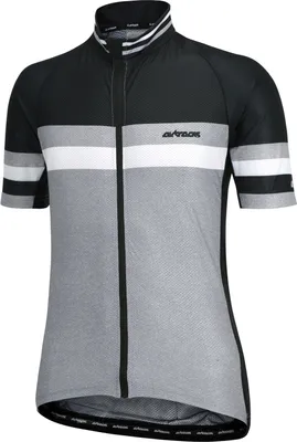 Produktbild von Airtracks Fahrradtrikot Kurzarm Pro Line III - M - Schwarz-Grau