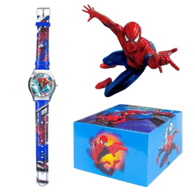 Produktbild von Spider Man Kinder Armbanduhr Mit Verpackung