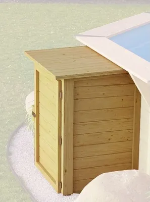 Immagine prodotto di Box tecnico per piscine in legno Trend