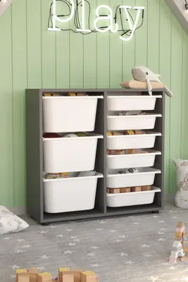 Obrázek produktu pro Víceúčelový úložný box ADELA - antracit