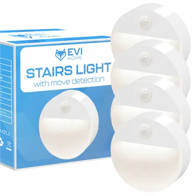 Produktbild von Batteriebetriebenes LED-Nachtlicht mit Dämmerungssensor KIT of 4