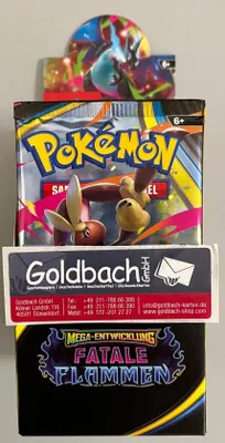 Produktbild von Pokémon Sammelbilder 1 Pack mit 10 Karten Sammelkartenspiel Fatale Flammen POKEMON