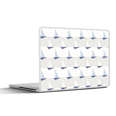 Produktbild von MuchoWow® Laptop Aufkleber Sticker Cover Muster - Boot - Meer 30x21 cm - Sticker für Laptop - Selbstklebend