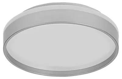 Produktbild von OSRAM LED-Deckenleuchte, 16W, 3000K, 1000lm, warmweiß, IP20, silber, Ø30cm