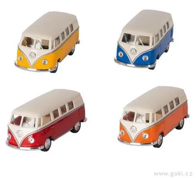 Obrázek produktu pro KINSMART Volkswagen Bus classic KT5060 ( 1962) fü r Rü ckside lak - modrý