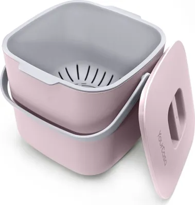 Produktbild von YourCasa® Komposteimer - 7L - für alltäglichen Biomüll in der Küche Rosa