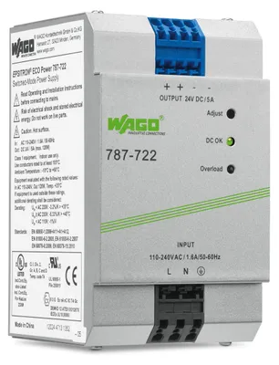 Produktbild von WAGO Netzteil Epsitron EcoPower 24V 5,0A 136 x 75 x 92 mm