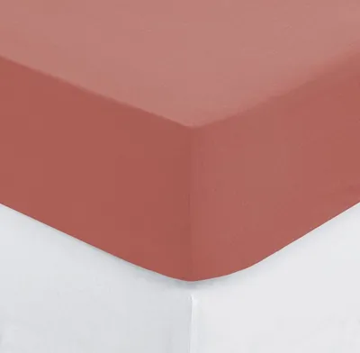 Produktbild von Spannbetttuch "carina" baumwolle rosa blush 140x190cm  - Atmosphera créateur d'intérieur