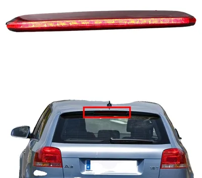 Obrázok produktu pre Brzdové svetlo na montáž na strop, LED prevedenie, jednoduchá inštalácia, červené