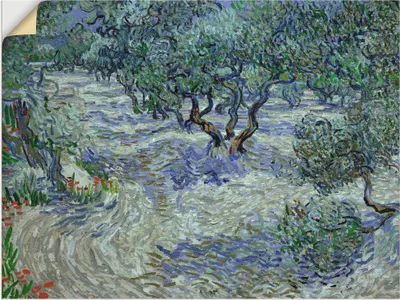 Produktbild von ARTland Wandbild, selbstklebend Olivenhain. 1889 Größe: 60x45 cm