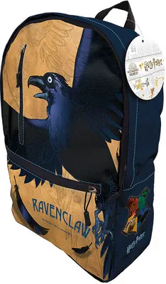 Produktbild von Harry Potter Ravenclaw Rucksack – 40cm, robustes Material, verstellbare Träger, ideal für Schule & Freizeit, offizielles Lizenzprodukt
