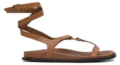 Productafbeelding van Alohas sandalen voor dames, bruin, van leer - maat 39