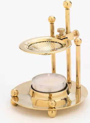 Produktbild von Räucherstövchen ca.10 cm Messing - für Weihrauch und Kräuter