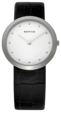 Produktbild von BERING Classic Damenuhr schwarz/silber/weiß 10331-400