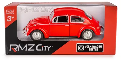 Zdjęcie produktu dla RMZ City Volkswagen Beetle 1967 czerwony w skali 1:32