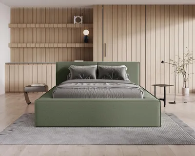 Produktbild von Chilly Polsterbett Lugano Grün 180x200cm mit Stauraum - modernes Design