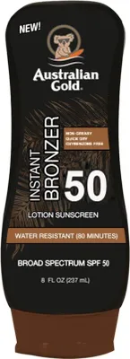 Produktbild von Australian Gold Instant Bronzer Lotion Sunscreen SPF50 237 ml