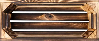 Immagine prodotto di Creative Deco Cassetta in Legno Colore Marrone Bruciato 34x14x9cm | Cassette Legno Contenitore Porta Oggetti Giochi e Vestiti | Cassetta Decorazione