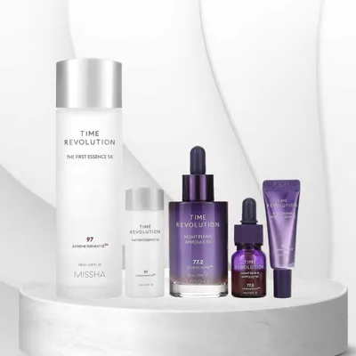 Obrázek produktu pro MISSHA -  Time Revolution Night Repair Bestseller Set 5x - Dárkový set anti-aging bestsellerů - 5 ks
