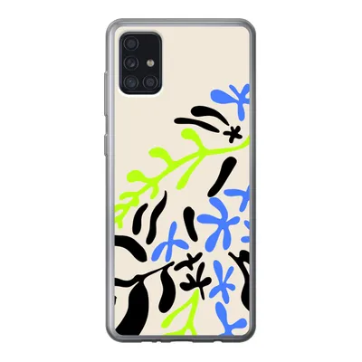 Produktbild von MuchoWow® Handyhülle Schutzhülle Hülle für Samsung Galaxy A52 5G Blatt - Abstrakt - Muster Silikon Softcase Handy Hülle - Umschlag