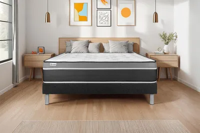 Produktbild von Matratzenset VITAL CARE 140 x 220 cm Bettrahmen Kit schwarz